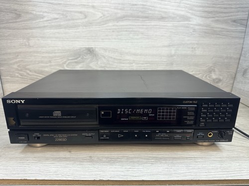 Sony cdp 228 esd - sony, cd-player