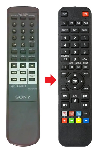 Ersatzfernbedienung für sony - ersatzfernbedienung,